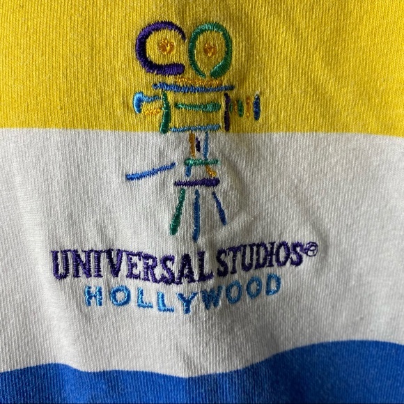 Disney Universal Studios Hollywood Striped Shirt - Picture 2 of 5